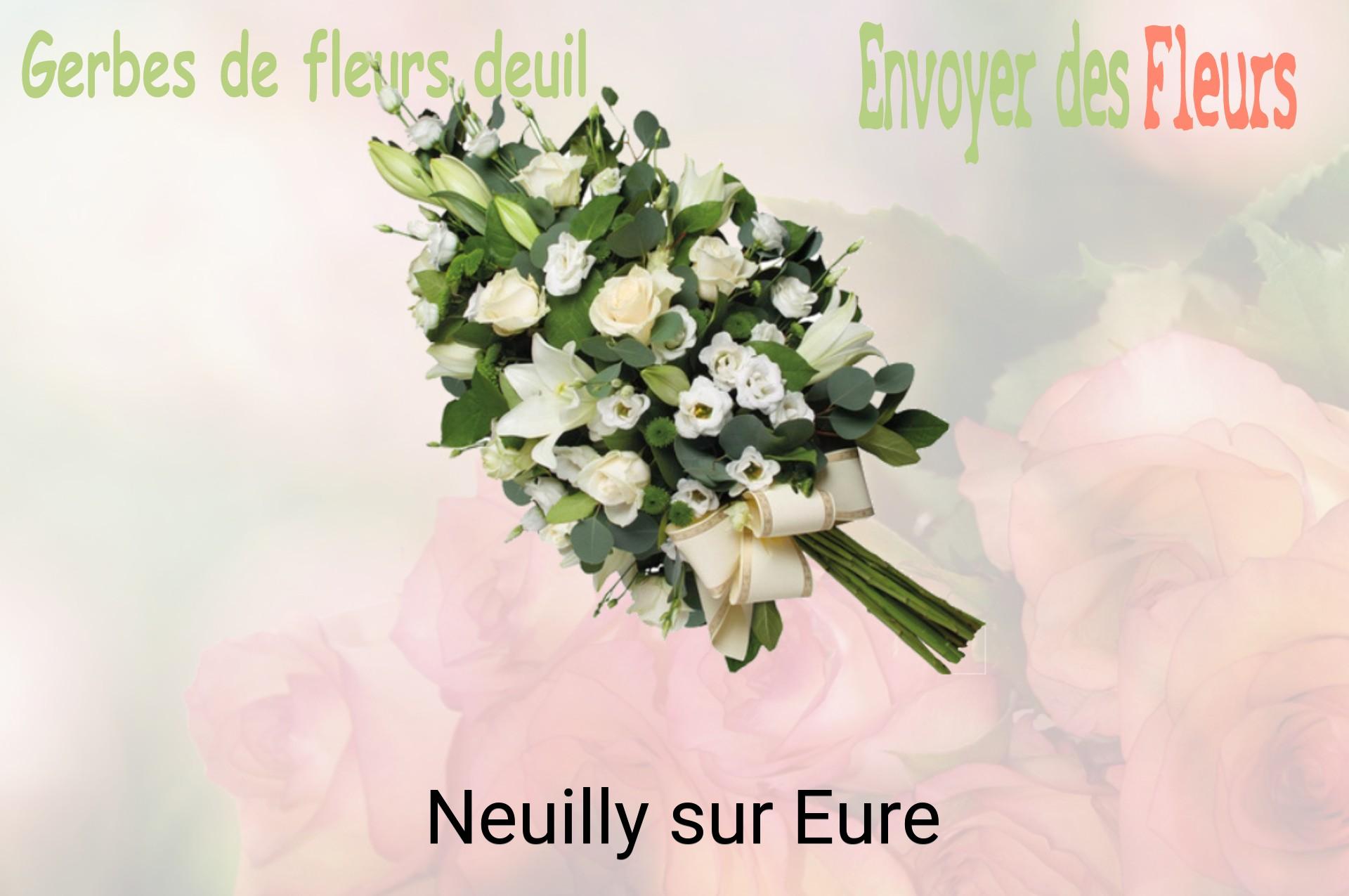 Gerbe de fleurs de deuil livrée à Neuilly-sur-Eure
